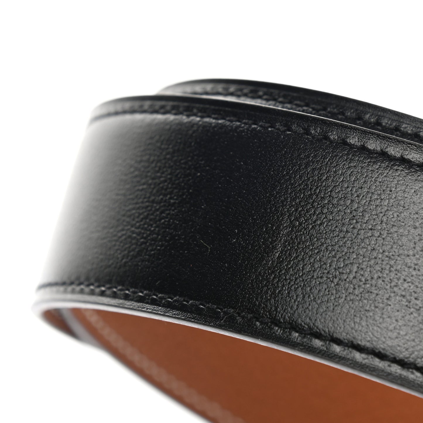 Box Togo 32mm Guilloche H Belt 80 Black Gold