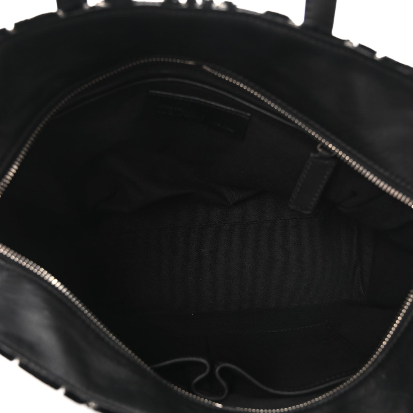Velvet Shopper Tote Black