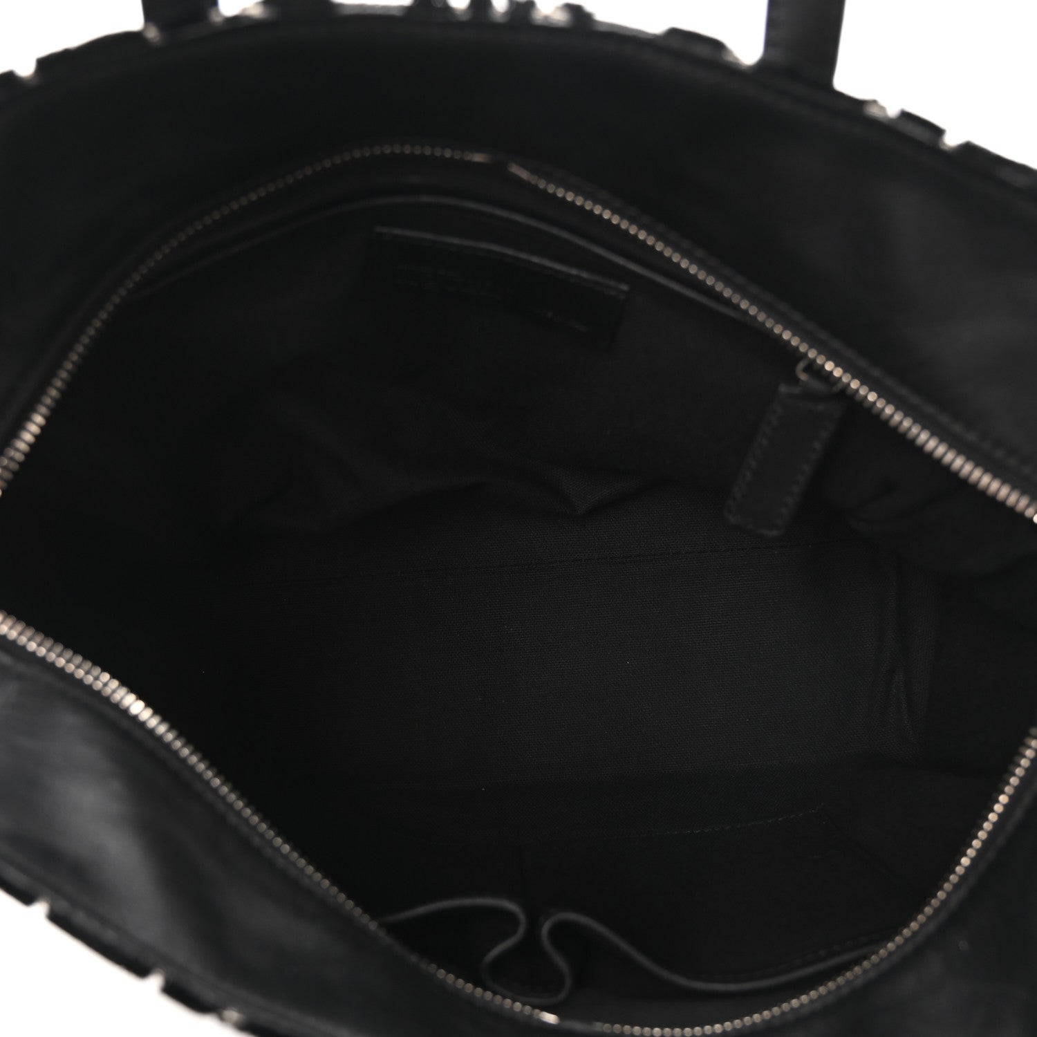 Alexander McQueen Velvet Shopper Tote Black 5 of 9