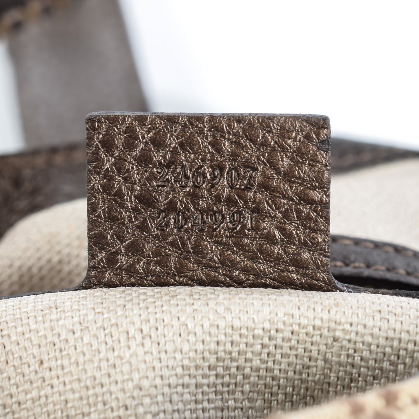 Diamante Medium New Jackie Shoulder Bag Brown
