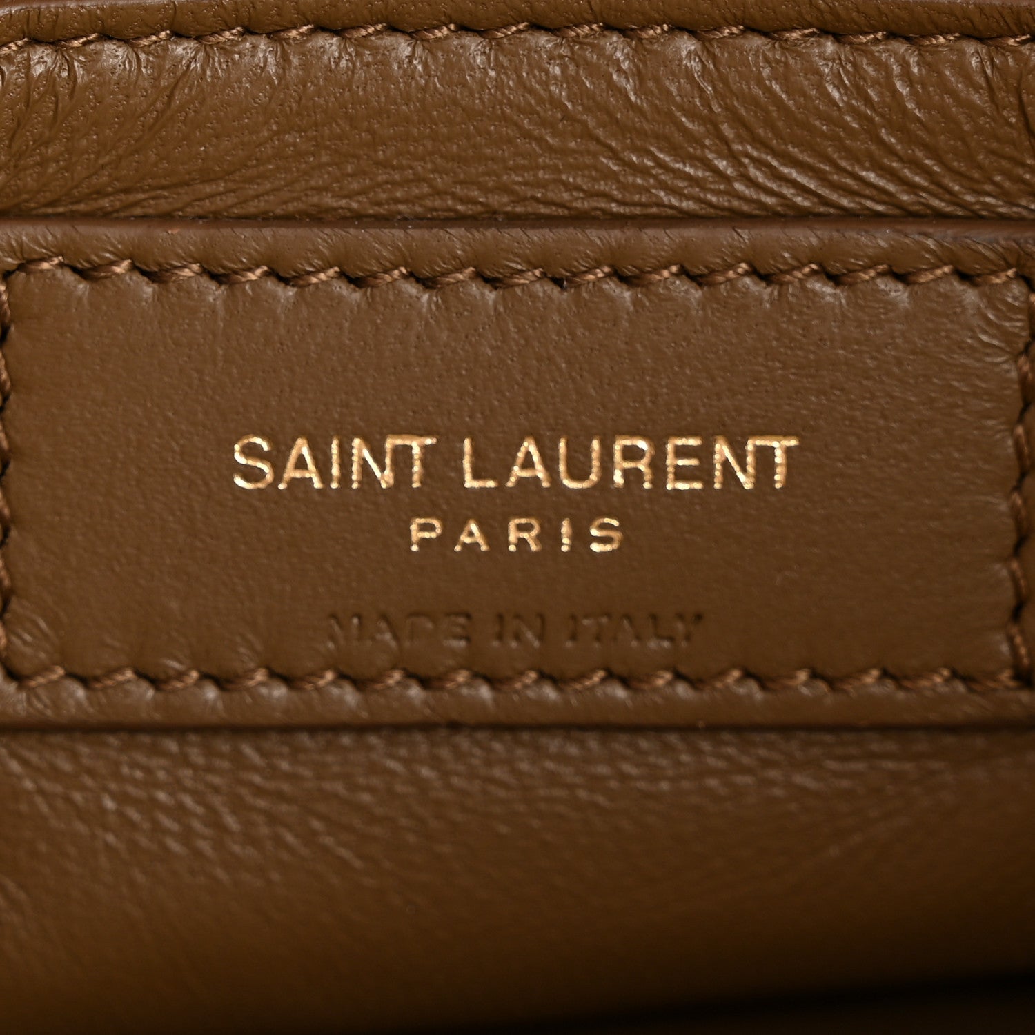 Saint Laurent Padded Lambskin Le 5 A 7 Hobo Dark Peanut 1816681