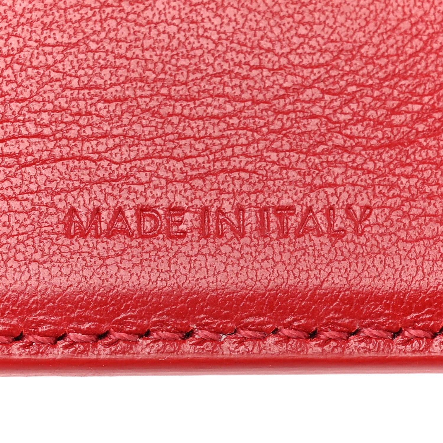 Celine Grained Calfskin Small Multifunction Folded Wallet Red 8 of 16