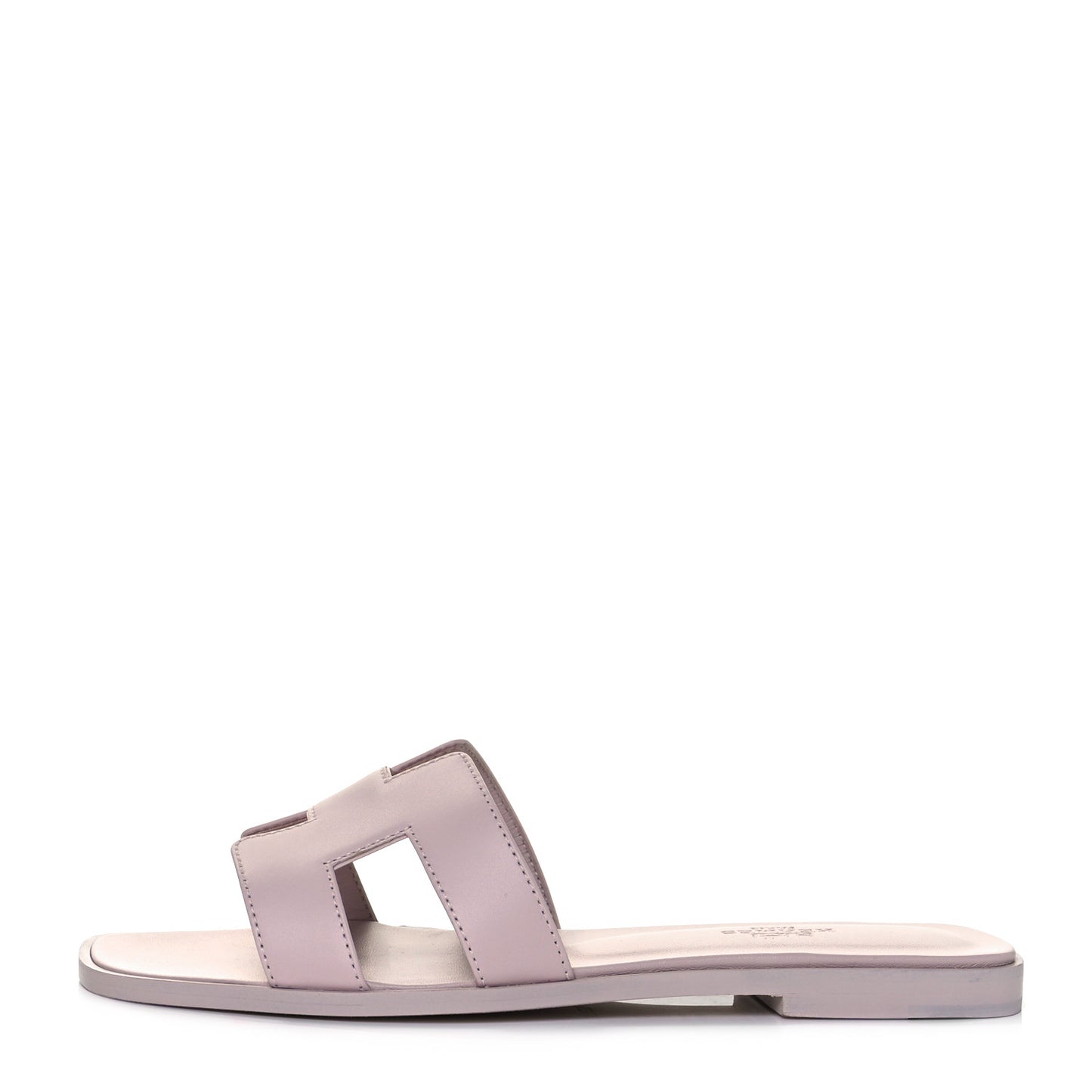 Box Calfskin Oran Sandals 37 Rose Pale