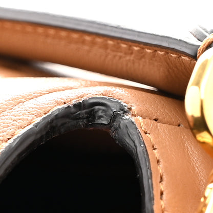 Fendi Nappa FF 1974 Embossed Baguette Miele Scuro 11 of 13