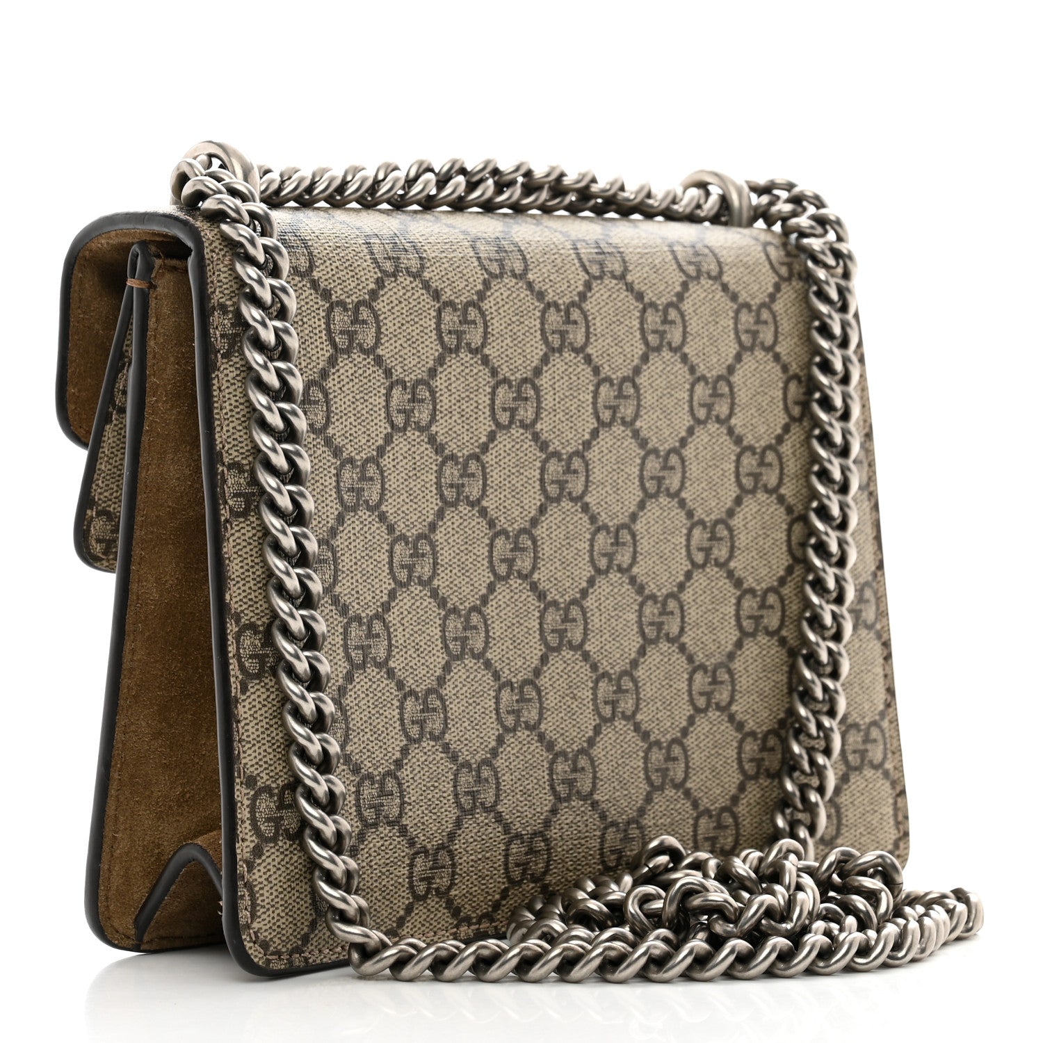 Gucci GG Supreme Monogram Mini Dionysus Shoulder Bag Taupe 3 of 12
