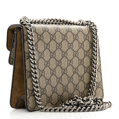 Gucci GG Supreme Monogram Mini Dionysus Shoulder Bag Taupe 3 of 12