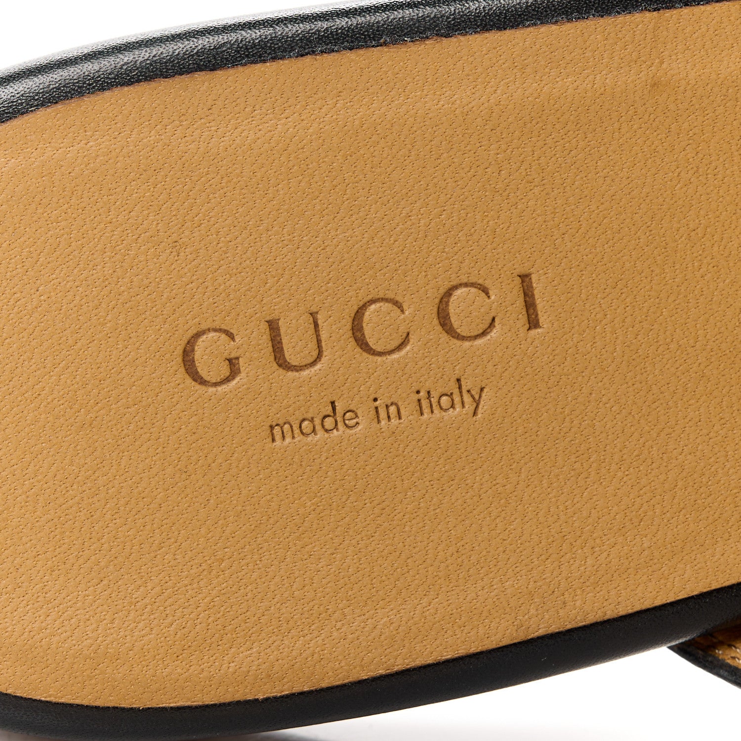 Gucci Calfskin Womens Princetown Slippers 39.5 Black 7 of 8