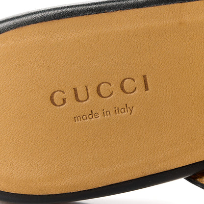 Gucci Calfskin Womens Princetown Slippers 39.5 Black 7 of 8