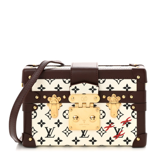 Monogram Petite Malle Black White