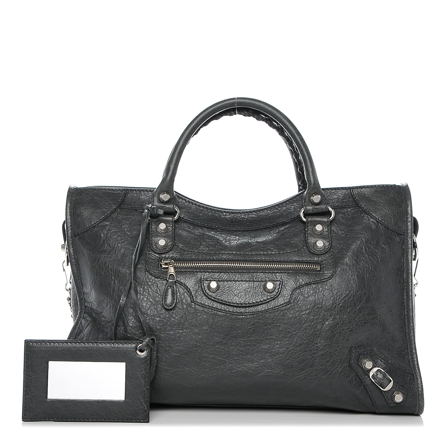 Agneau Giant 12 Silver Hardware City Gris Tarmac