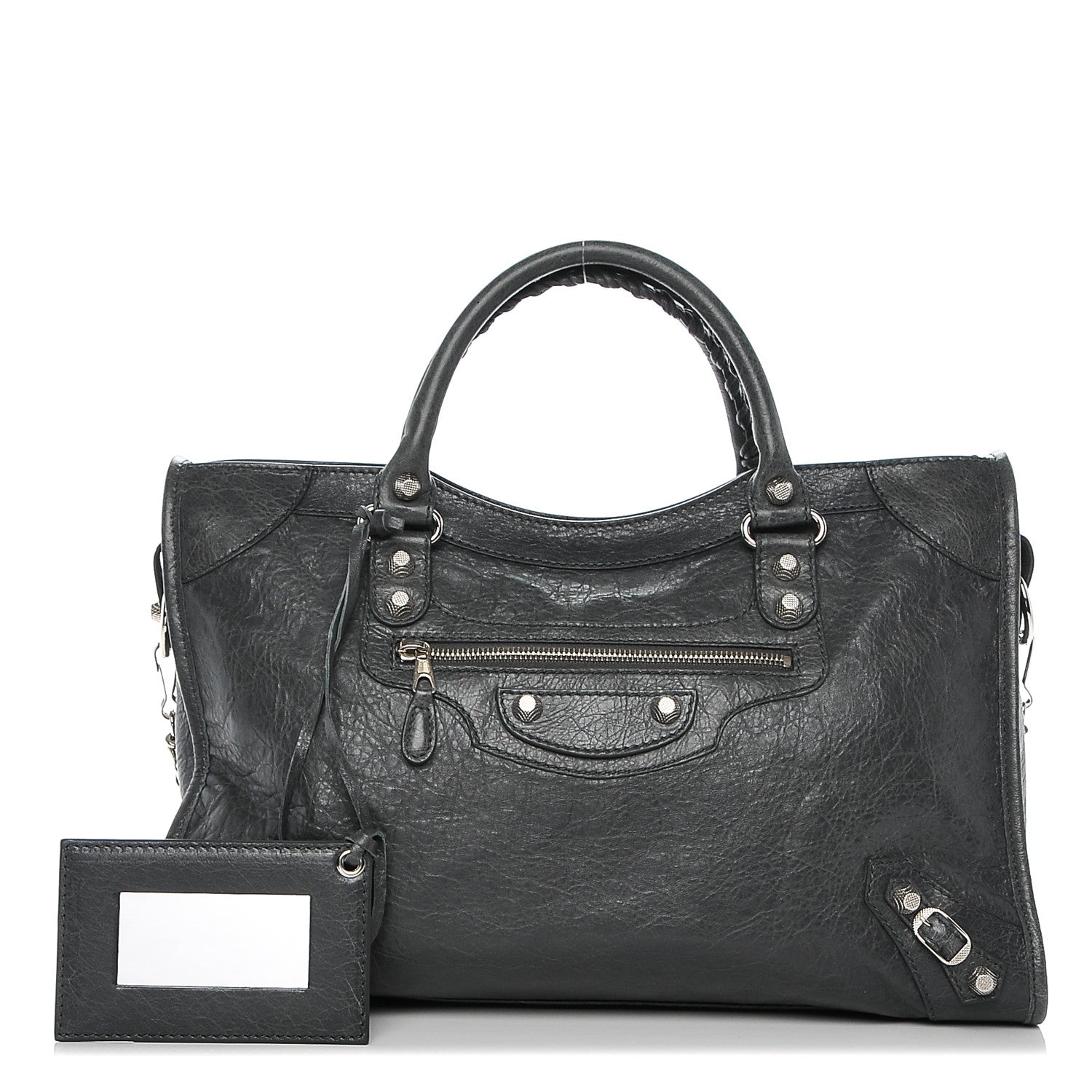 Balenciaga Agneau Giant 12 Silver Hardware City Gris Tarmac 1 of 6
