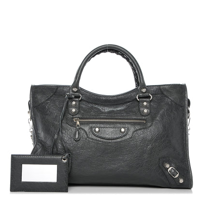 Balenciaga Agneau Giant 12 Silver Hardware City Gris Tarmac 1 of 6