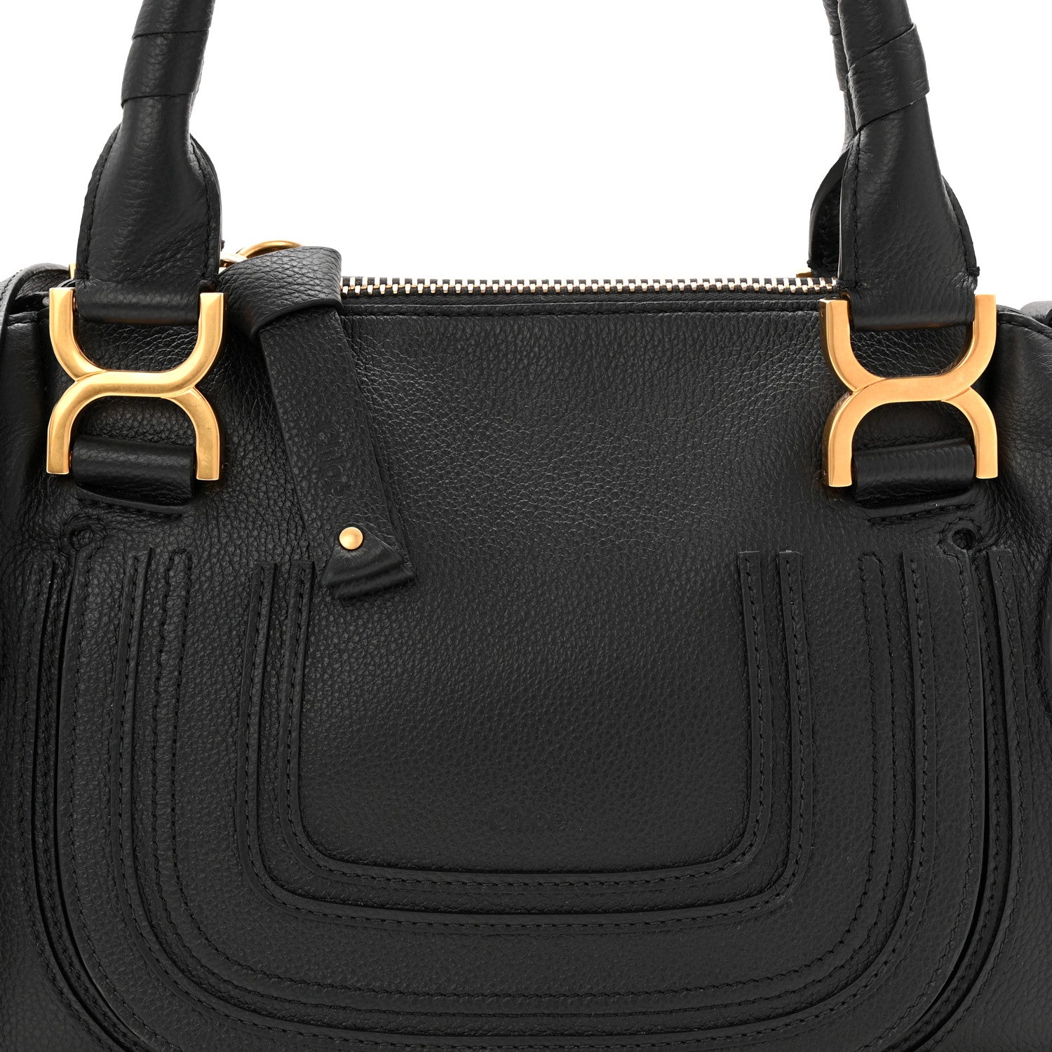 Chloe Calfskin Small Marcie Satchel Black 8 of 10