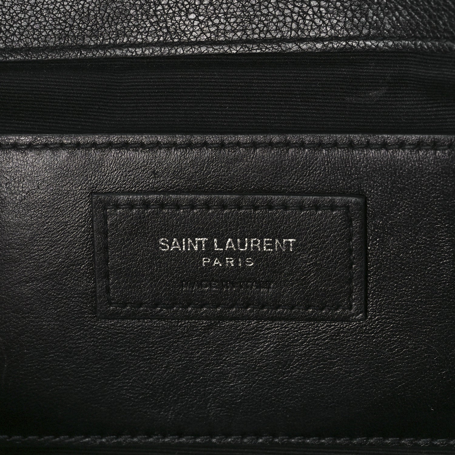 Saint Laurent Sheepskin Tri-Quilt Monogram Medium College Bag Black 7 of 12