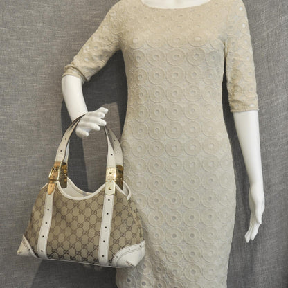 Gucci Monogram Glam Shoulder Bag Ivory 2 of 9
