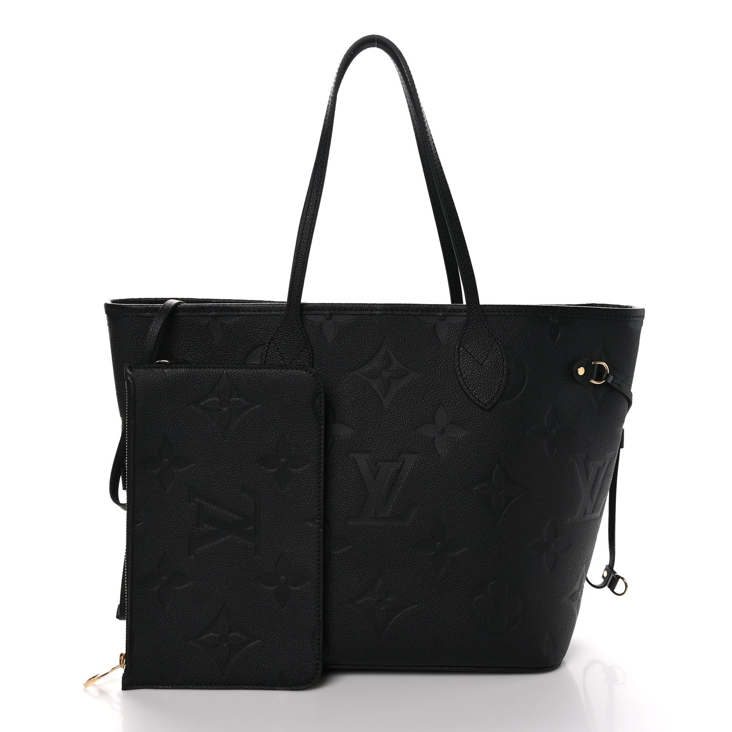 Louis Vuitton Empreinte Monogram Giant Neverfull MM Black 3 of 10