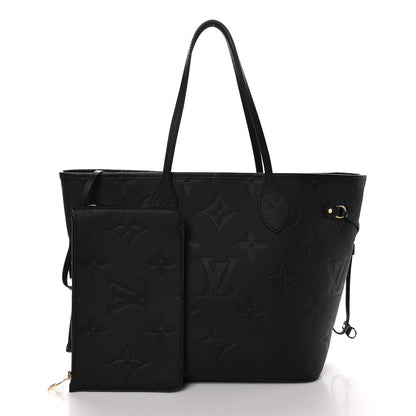 Louis Vuitton Empreinte Monogram Giant Neverfull MM Black 3 of 10