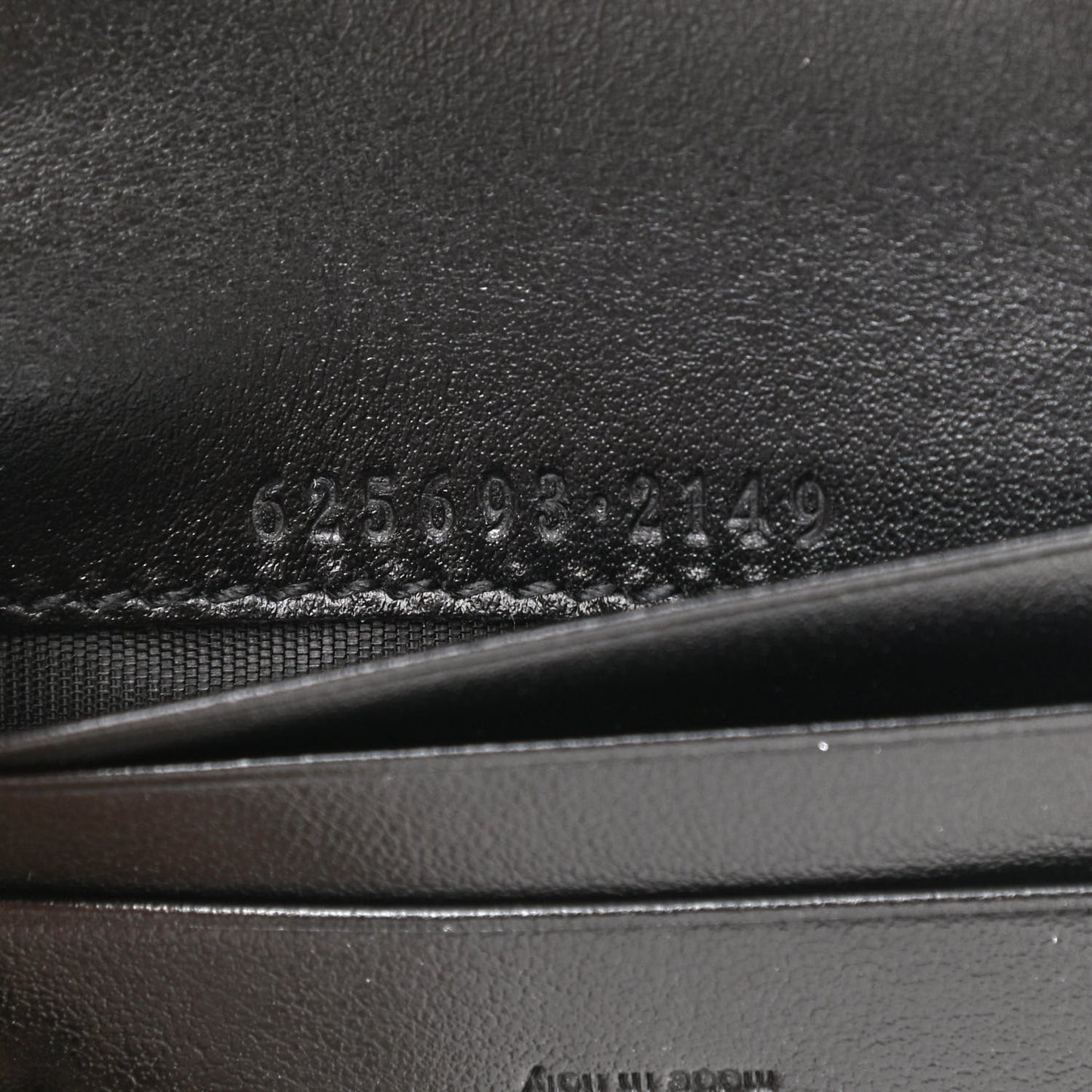 Calfskin Matelasse GG Marmont Mini Wallet On Chain Black
