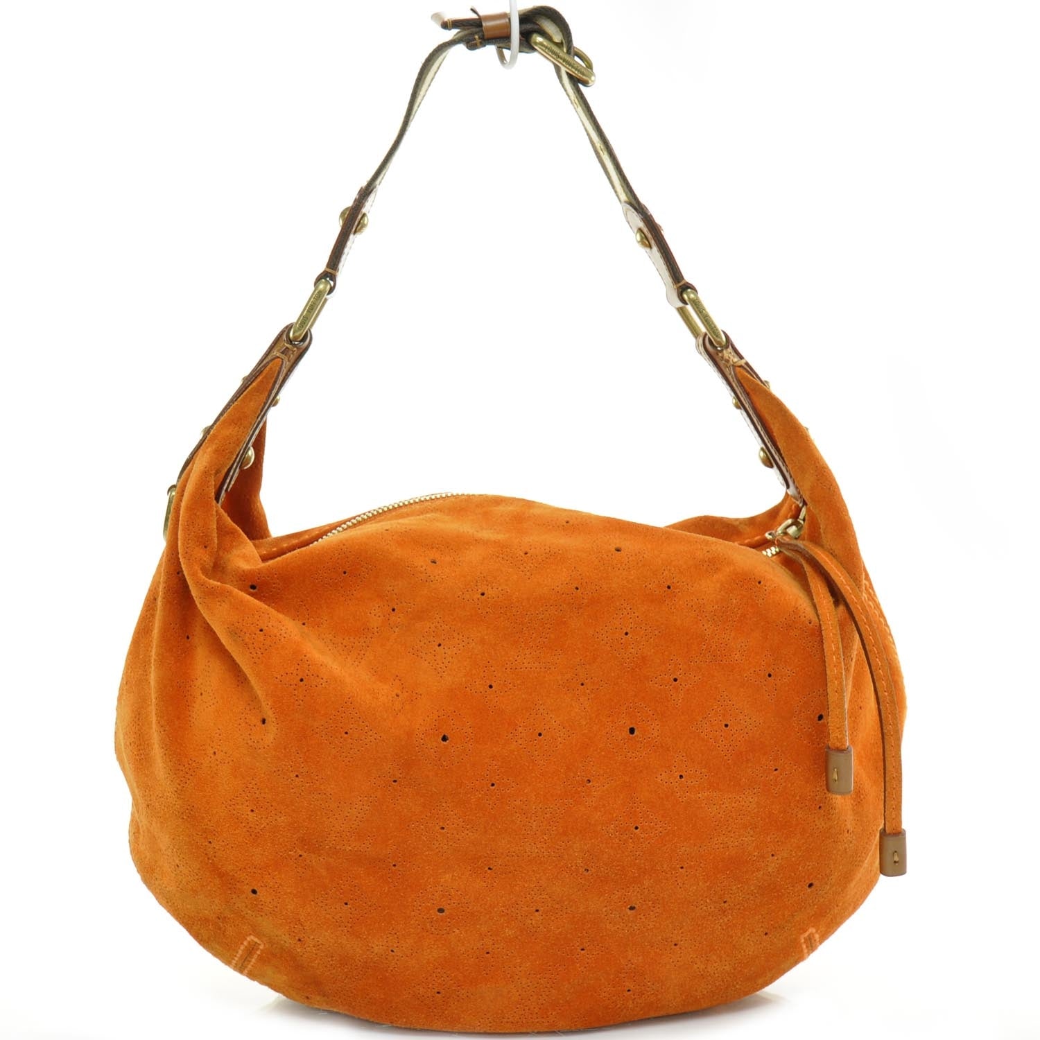 Louis Vuitton Suede Mahina Onatah GM Orange 4 of 9