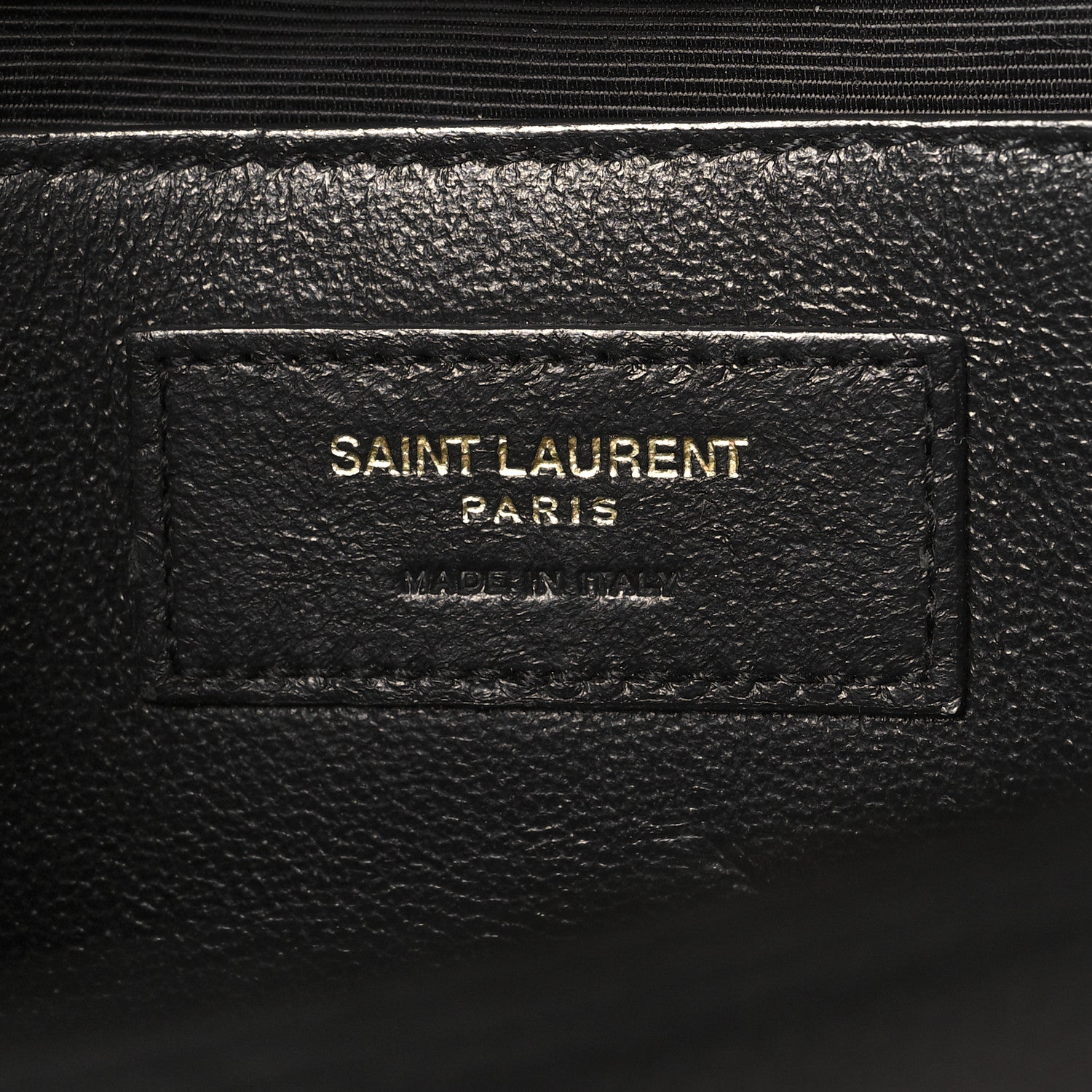 Saint Laurent Grain De Poudre Medium Classic Monogram Kate Satchel Black 6 of 12
