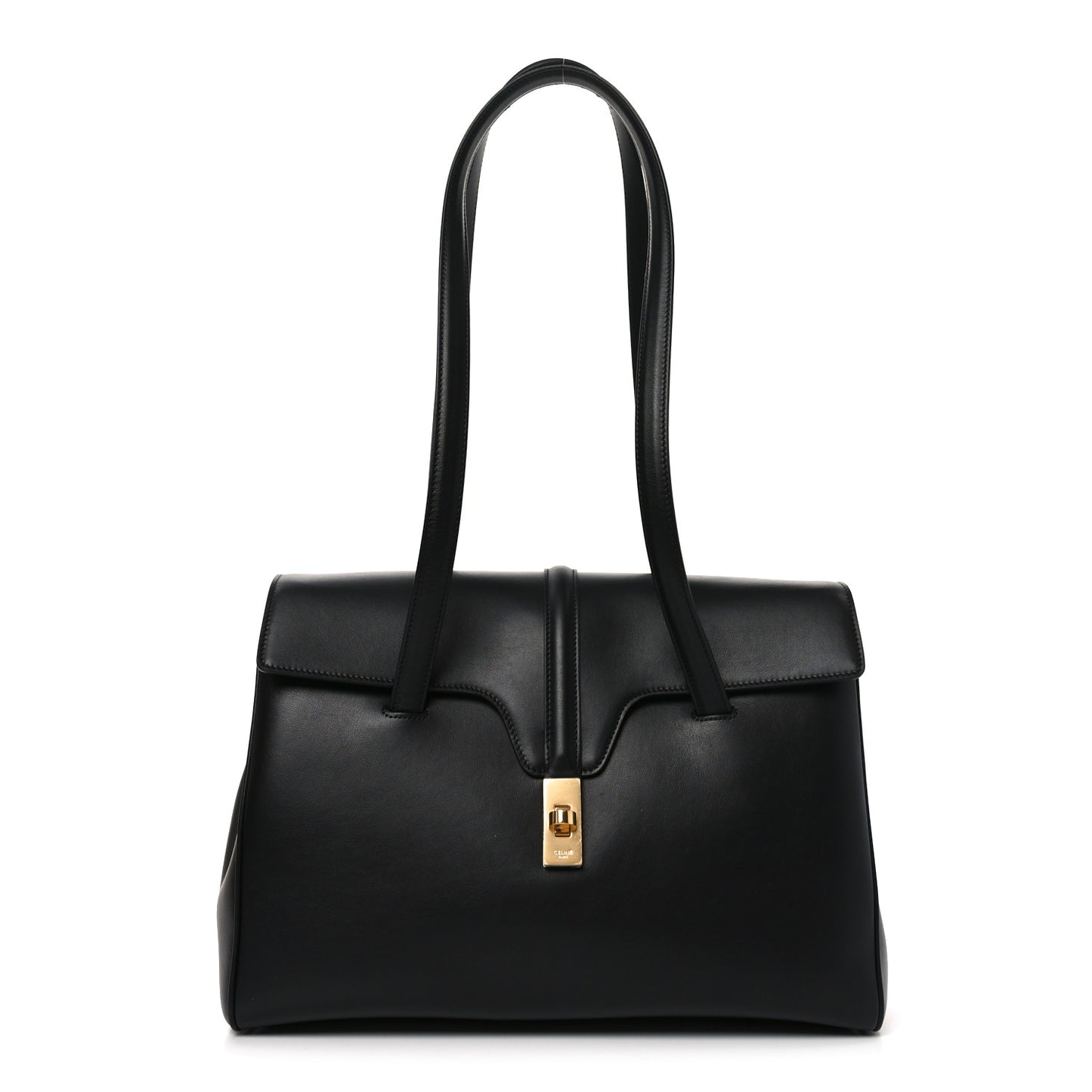 Smooth Calfskin Medium Soft 16 Bag Black