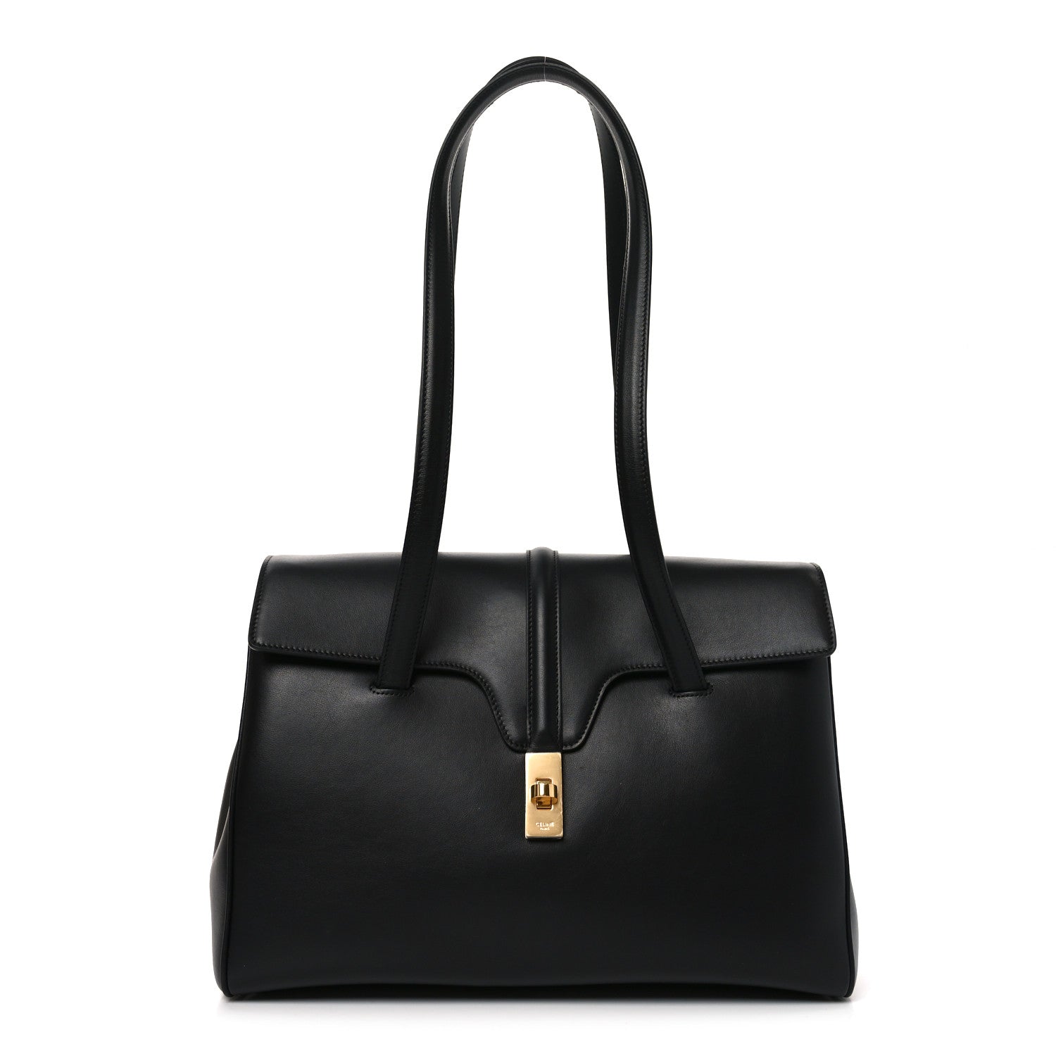 Celine Smooth Calfskin Medium Soft 16 Bag Black 1 of 9