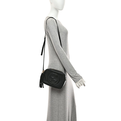 Gucci Pebbled Calfskin Small Soho Disco Bag Black 2 of 11