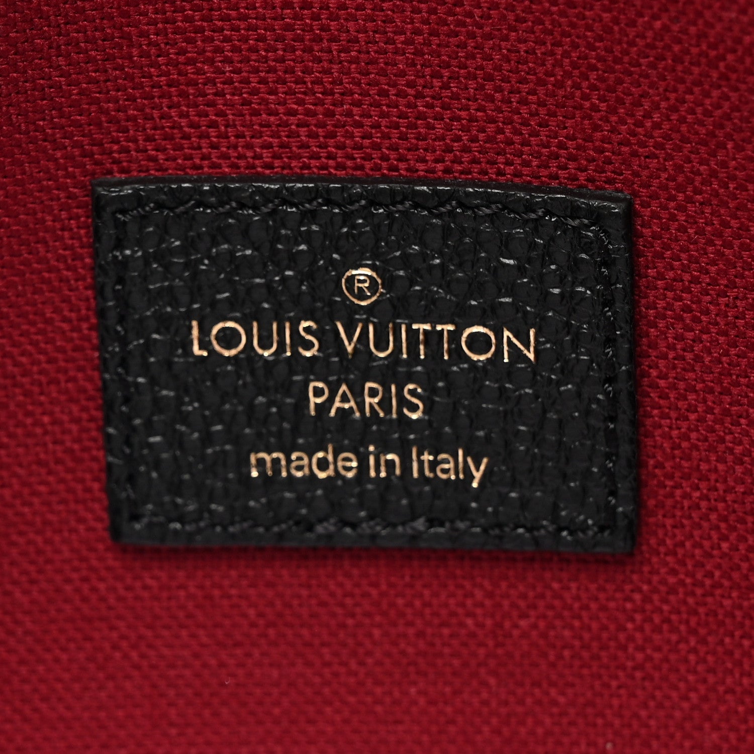 Louis Vuitton Empreinte Monogram Giant Felicie Pochette Black Beige 9 of 13