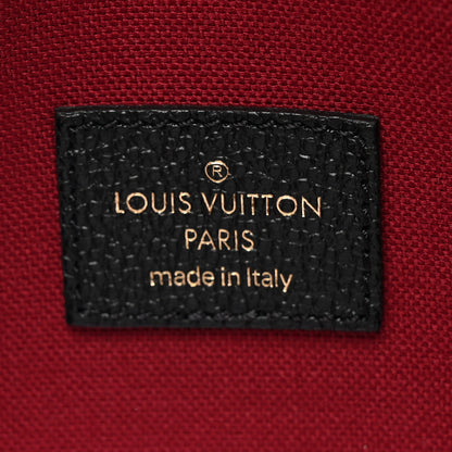 Louis Vuitton Empreinte Monogram Giant Felicie Pochette Black Beige 9 of 13