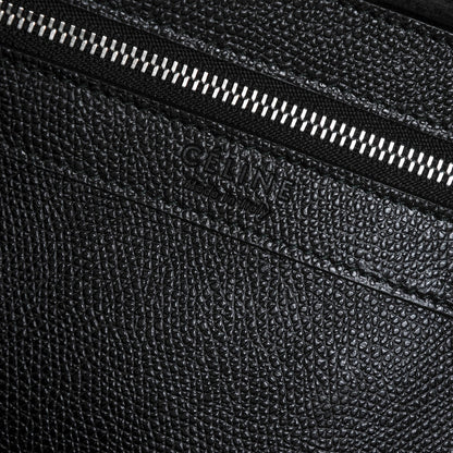 Celine Grained Calfskin Small Vertical Cabas Black 6 of 7