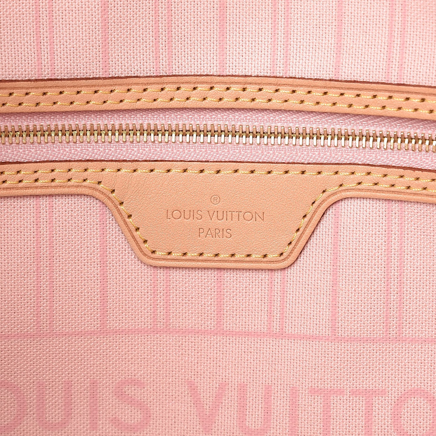 Damier Azur Neo Neverfull MM Rose Ballerine