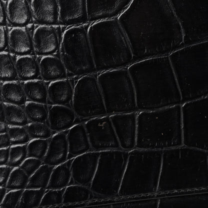 Givenchy Calfskin Crocodile Embossed Large Antigona Black 14 of 15