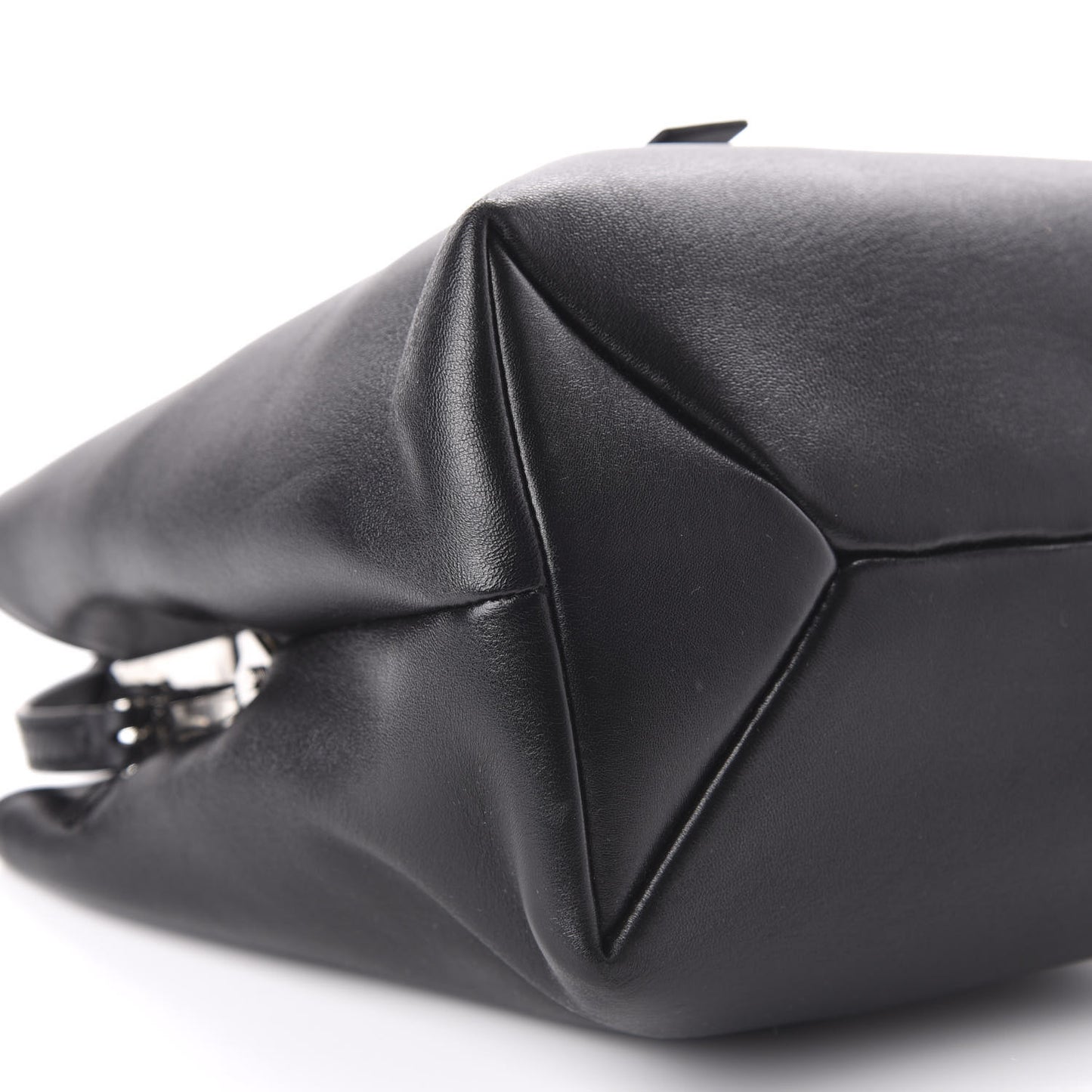 Calfskin Frame Crossbody Bag Black
