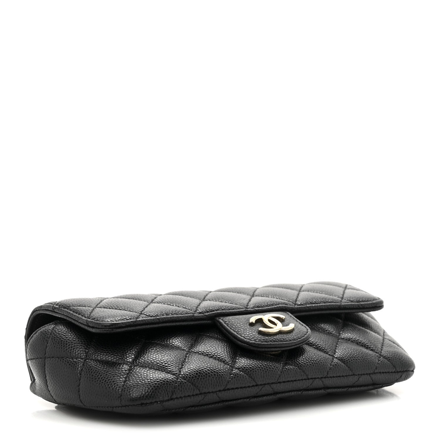 Chanel Caviar Quilted Glasses Case With Chain Black 4 of 10