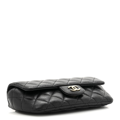 Chanel Caviar Quilted Glasses Case With Chain Black 4 of 10