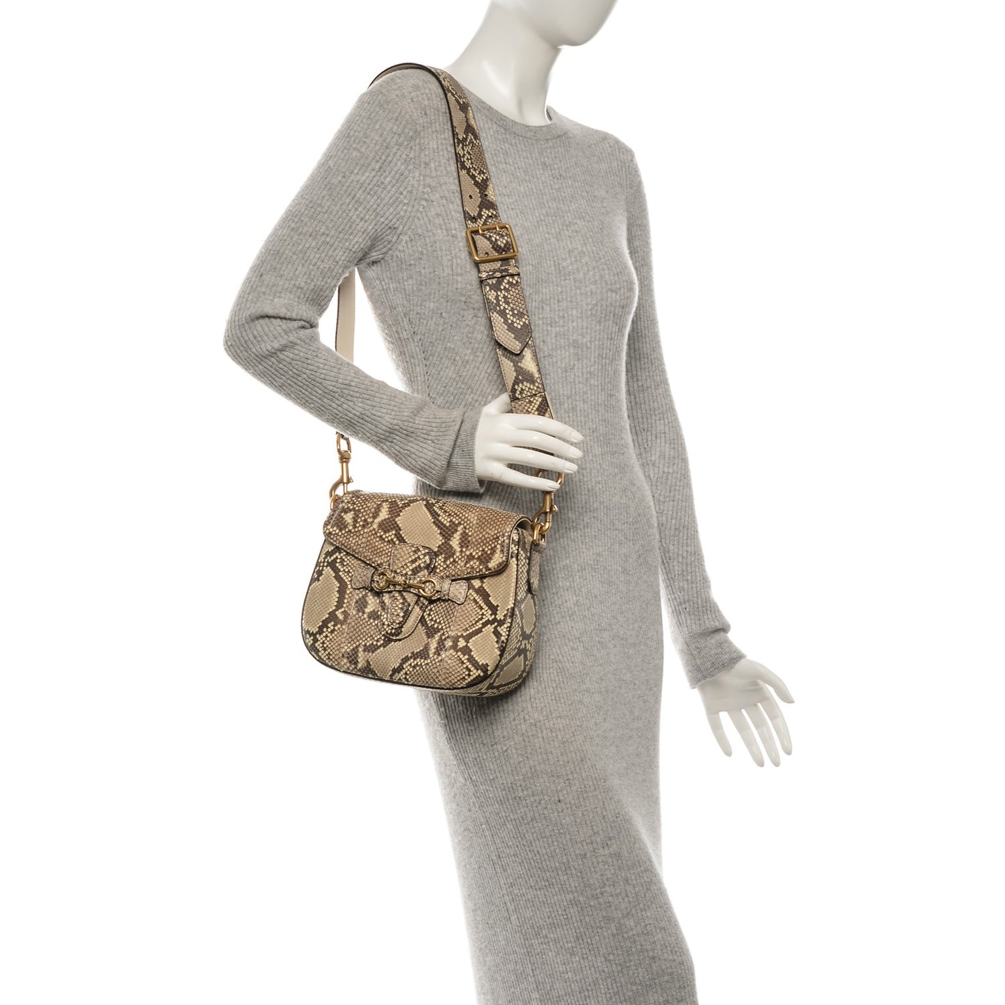 Python Medium Lady Shoulder Bag Old Roccia