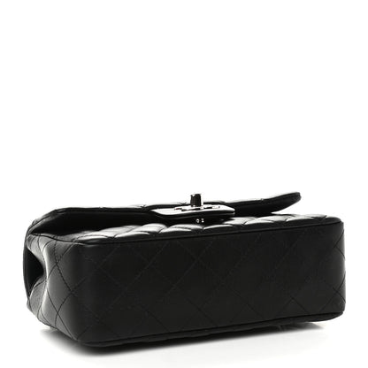 Chanel Lambskin Quilted Mini Rectangular Flap Black 4 of 9