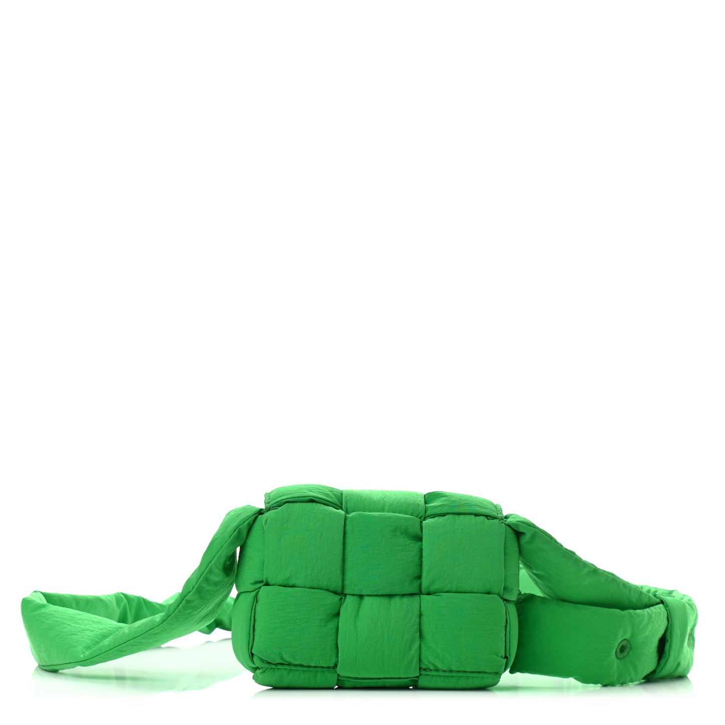 Nylon Intrecciato Padded Tech Candy Cassette Bag Parakeet
