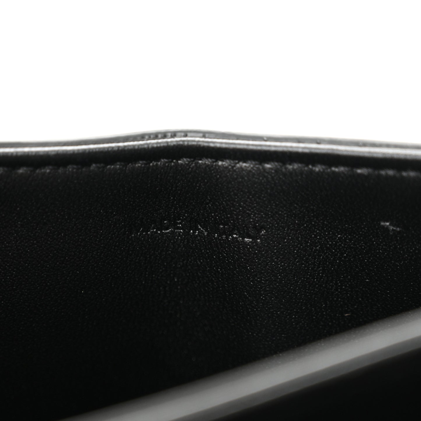 Shiny Calfskin Teen Besace Black