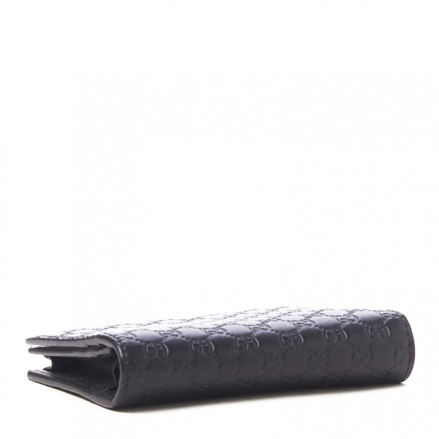 Microguccissima Card Case Wallet Black