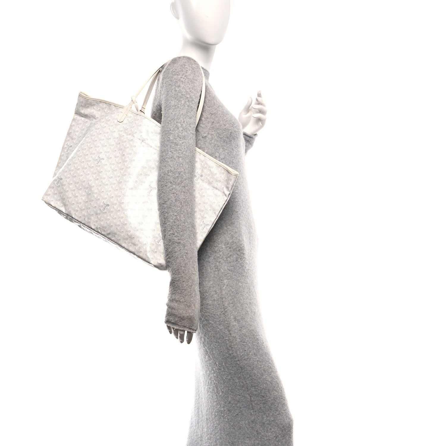 Goyard Goyardine Saint Louis GM White 2 of 11
