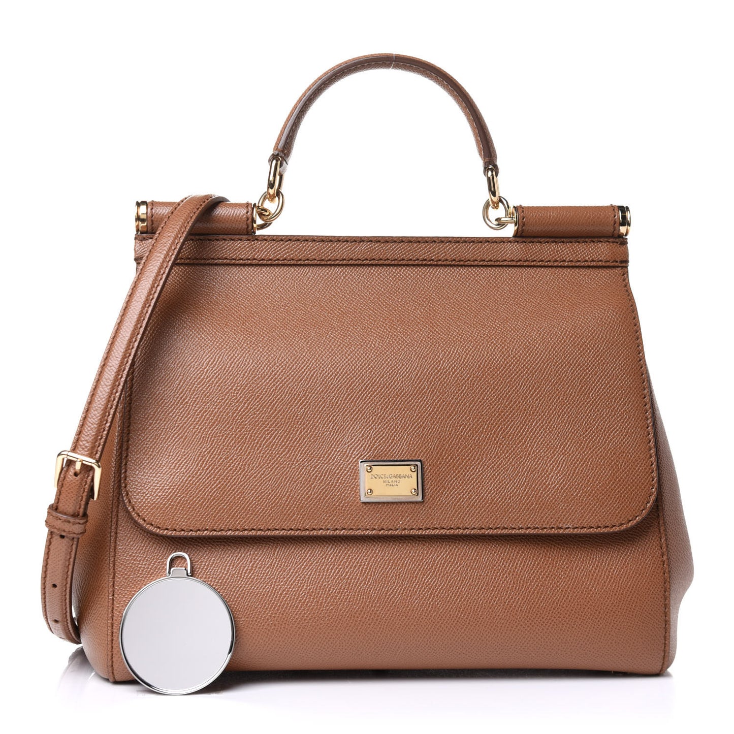 Dauphine Medium Miss Sicily Satchel Caramello