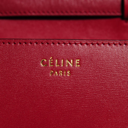 Celine Smooth Calfskin Small Classic Box Flap Bag Red 10 of 11