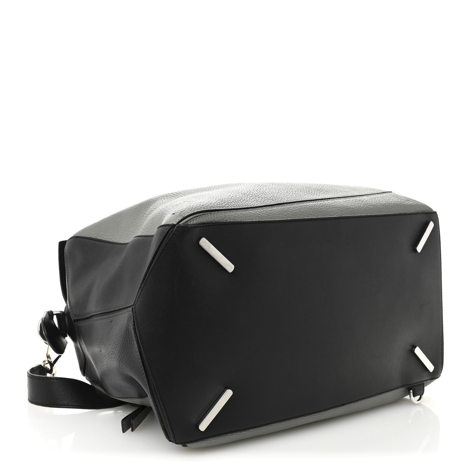 Loewe Calfskin XL Puzzle Bag Grey Black 4 of 10