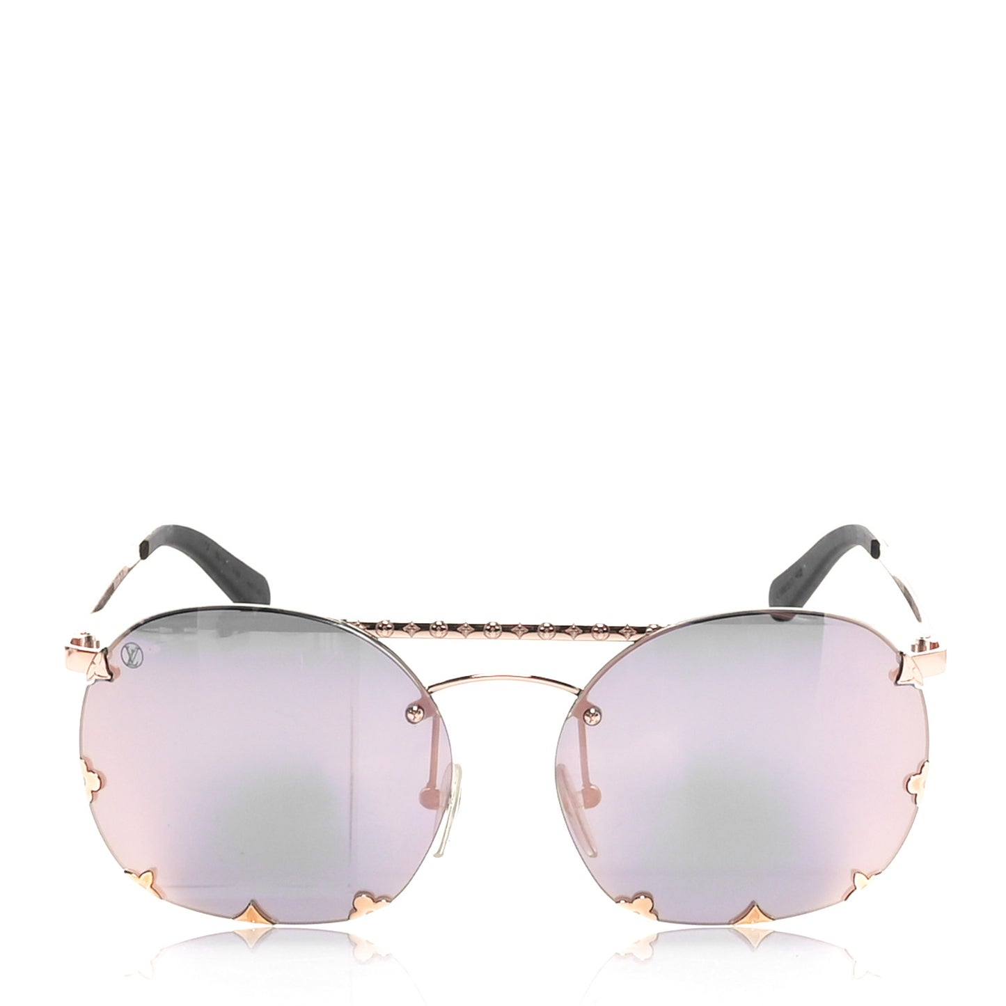 Round Diva Sunglasses Z1065U Brown