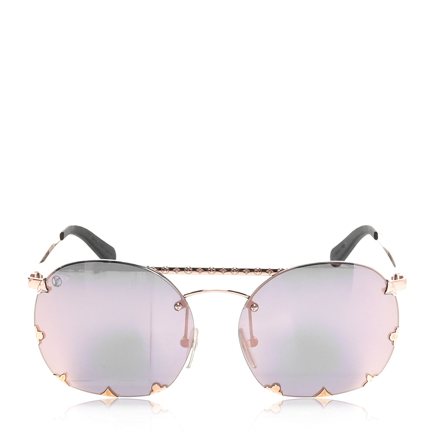 Louis Vuitton Round Diva Sunglasses Z1065U Brown 2 of 6