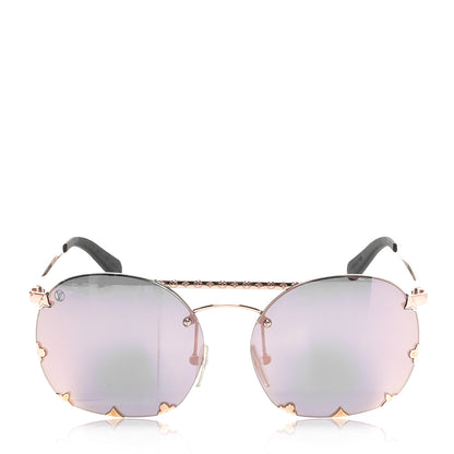 Louis Vuitton Round Diva Sunglasses Z1065U Brown 2 of 6