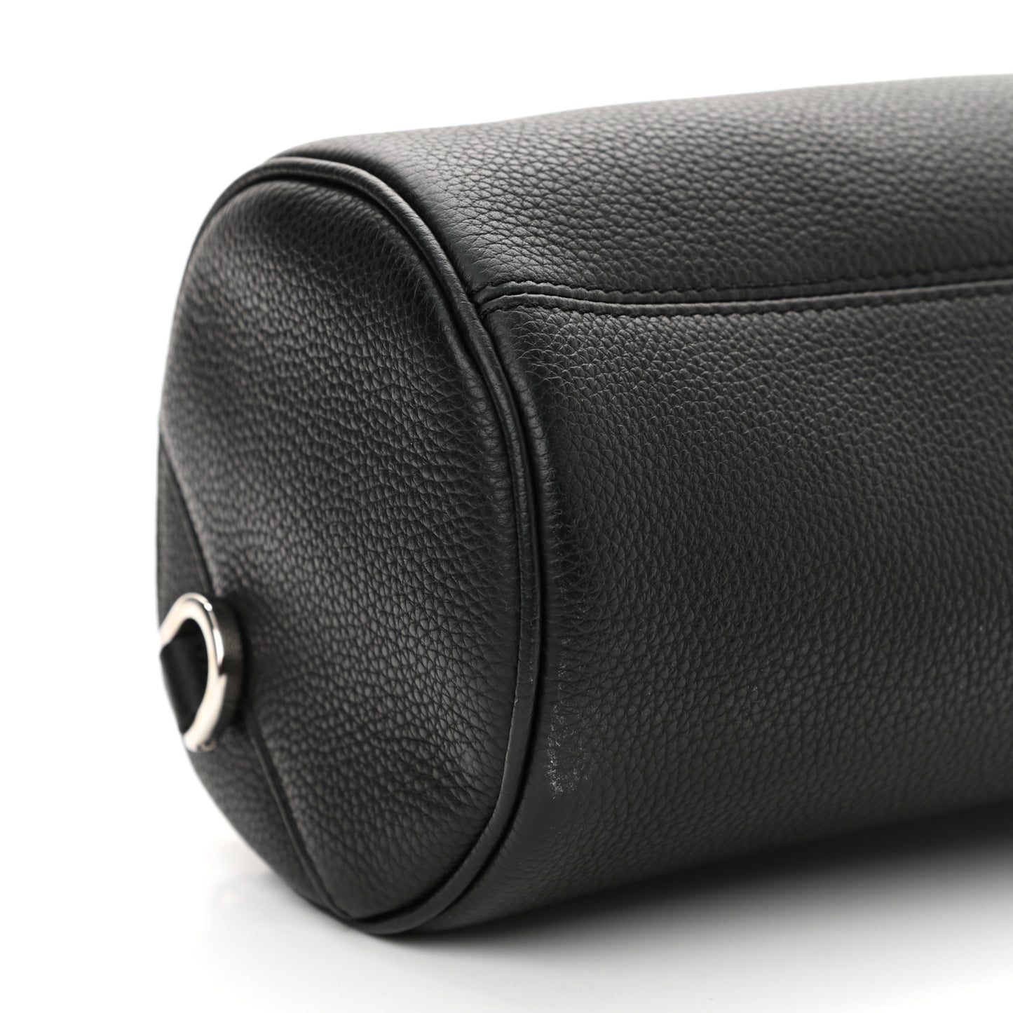 HOMME Grained Calfskin Mens Roller Messenger Black