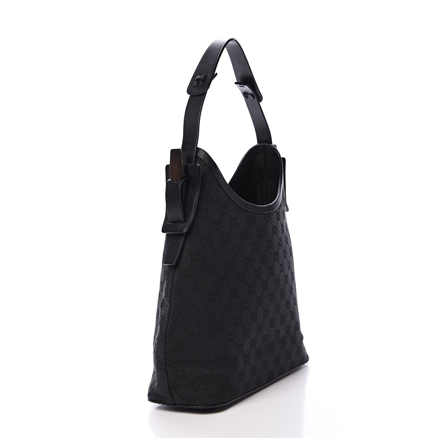 Gucci Monogram Small Hobo Black 2 of 9