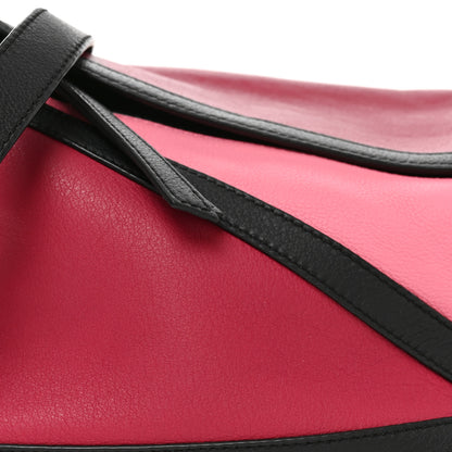 Loewe Calfskin Small Graphic Puzzle Bag Raspberry Wild Rose 7 of 9